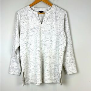 J. Jill Gray Long Sleeve Top Size Small